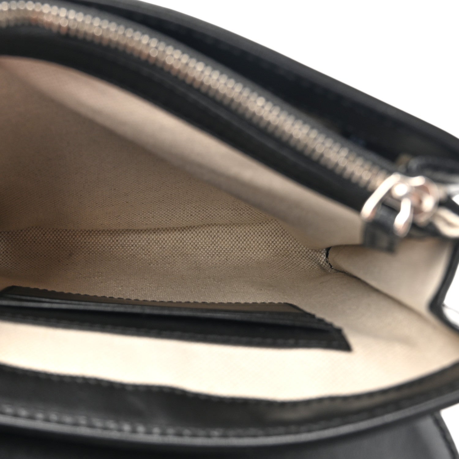 Calfskin GG Tennis Embossed Messenger Bag Black