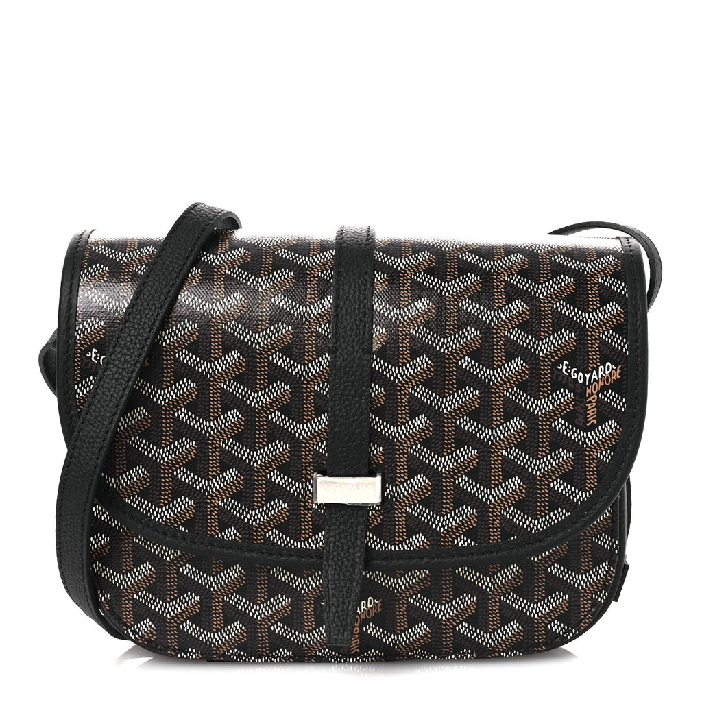 Goyardine Belvedere II PM Messenger Bag Black