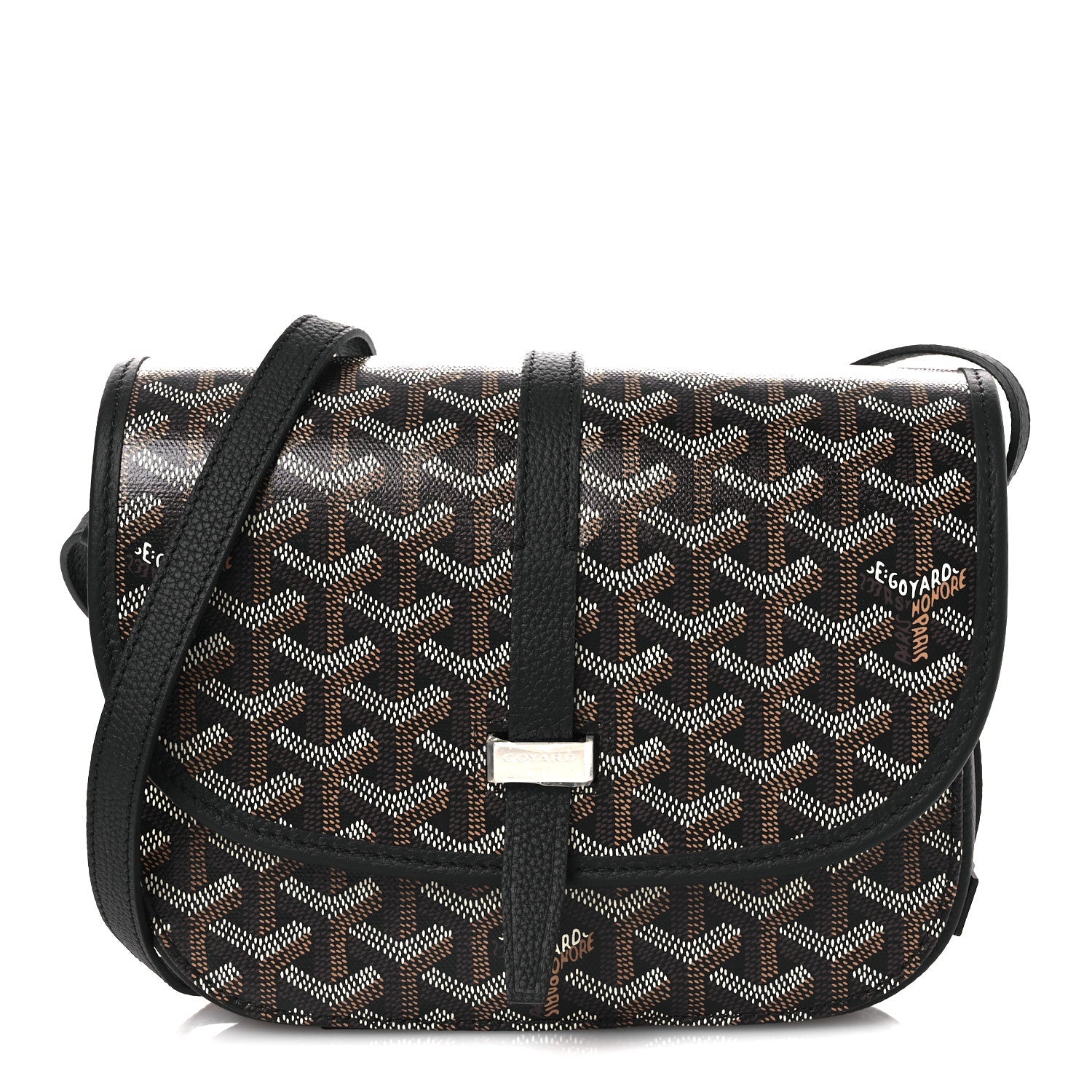 Goyardine Belvedere II PM Messenger Bag Black