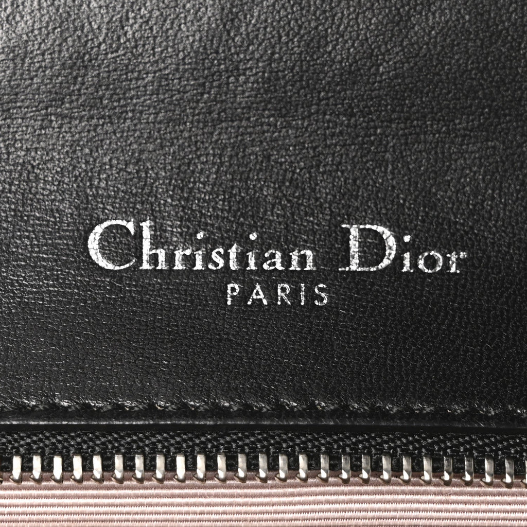 Lambskin Medium Diorama Flap Bag Black