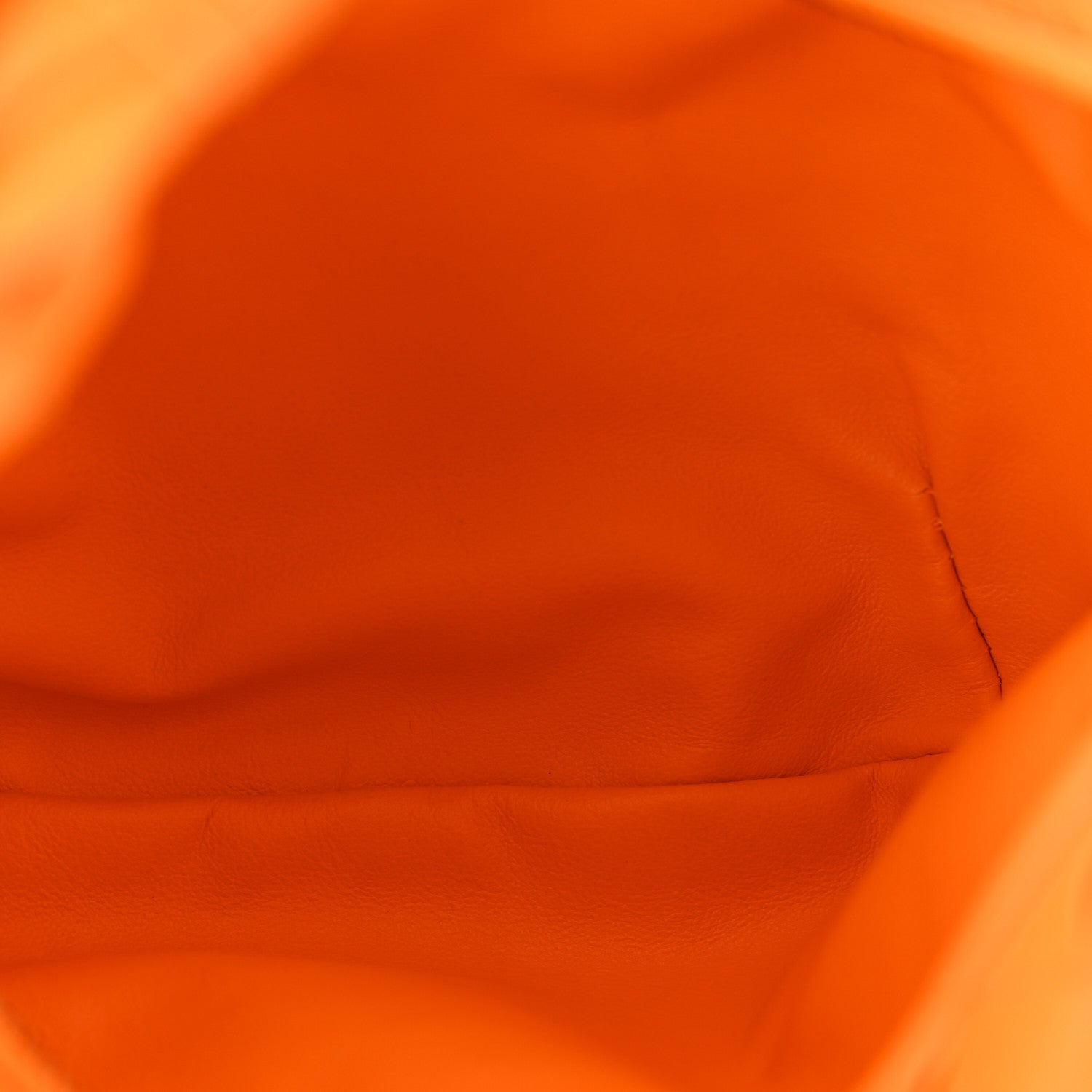 Nappa Intrecciato Mini Jodie Tangerine