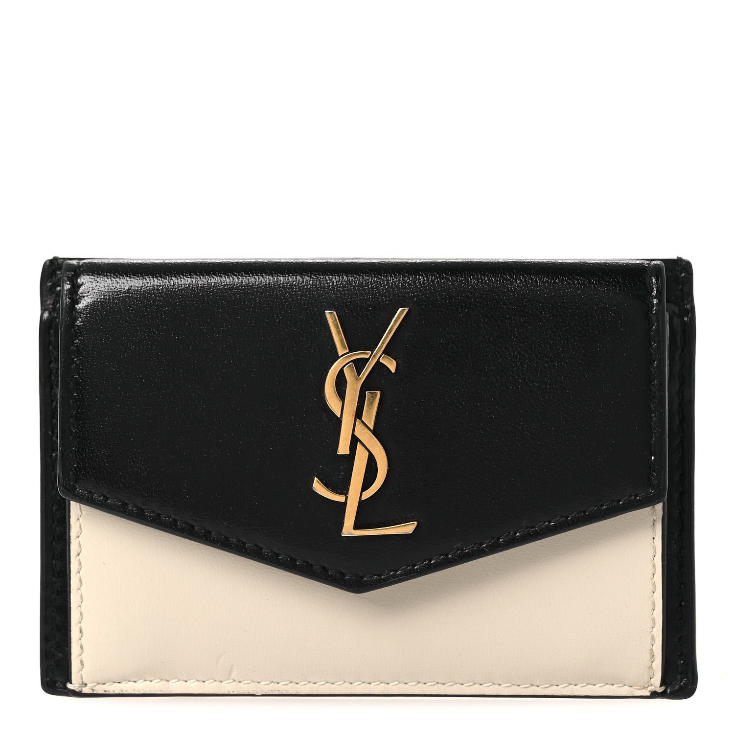 Calfskin Uptown Monogram  Case Black Crema