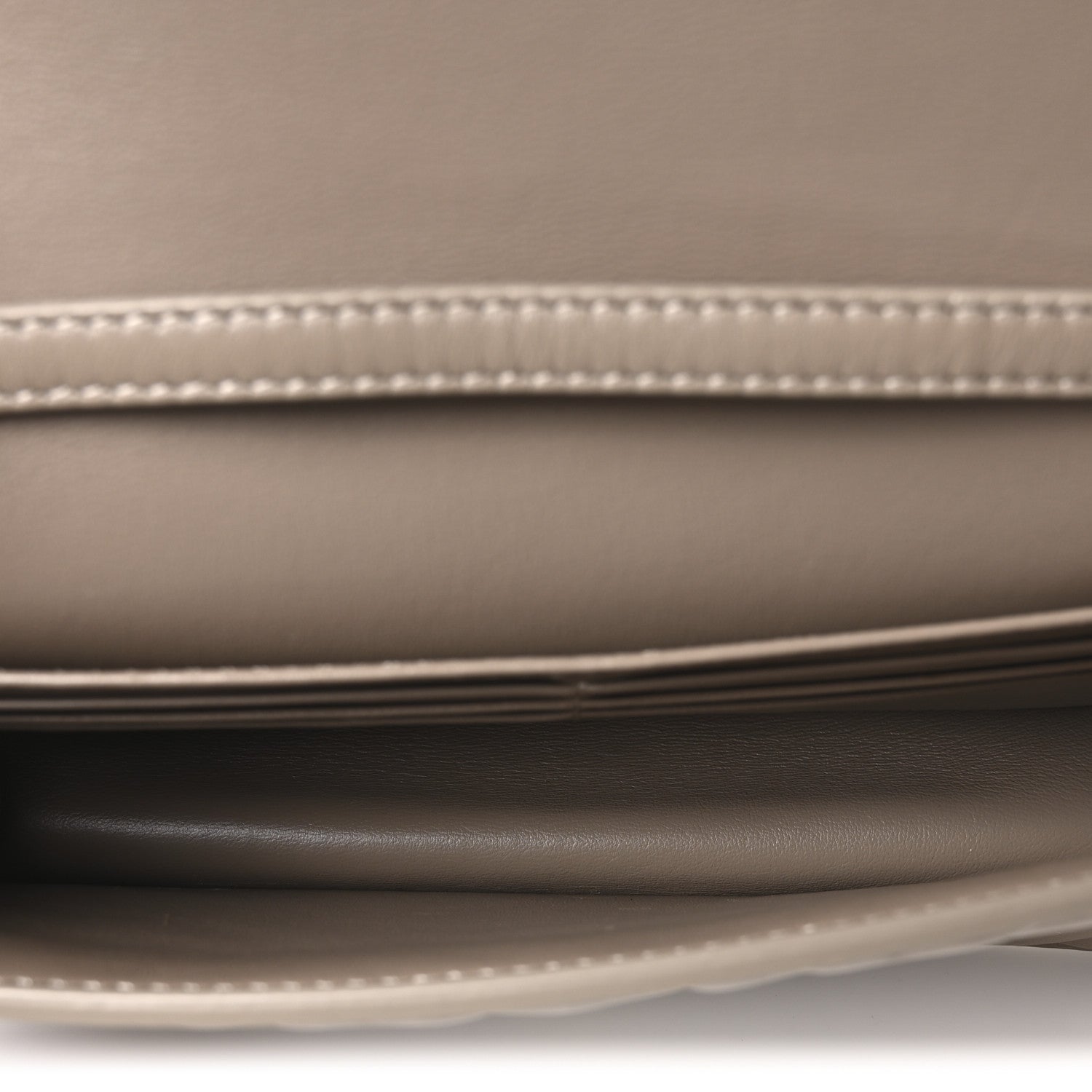 Nappa Matisse FF Embossed Wallet On Chain Baguette Grey