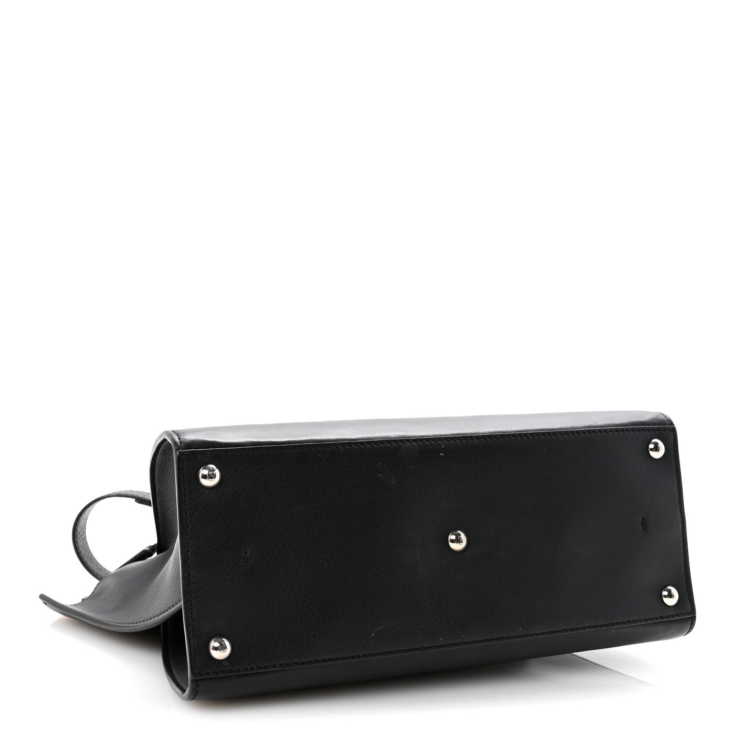 Vitello Dolce Shiny Nappa Petite 3Jours Tote Black