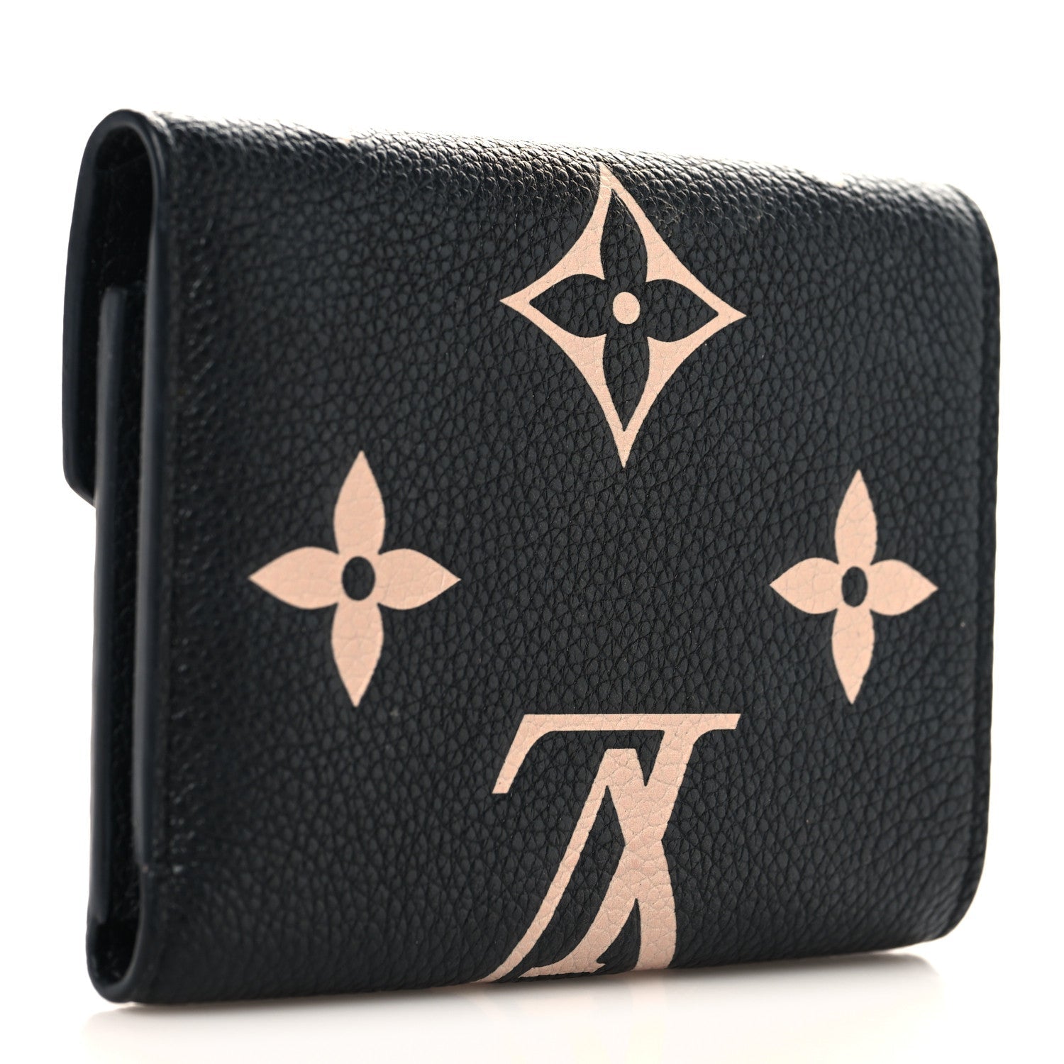 Empreinte Monogram Giant Victorine Wallet Black Beige
