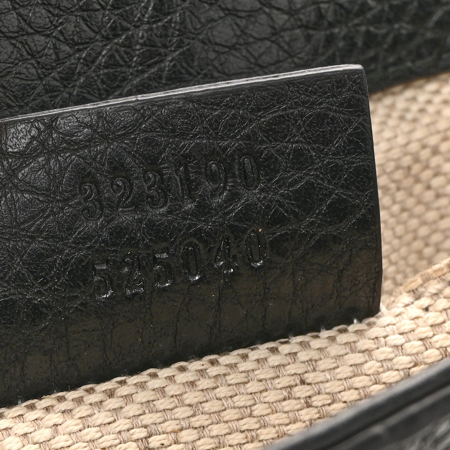 Pebbled Calfskin Small Soho Flap Crossbody Black