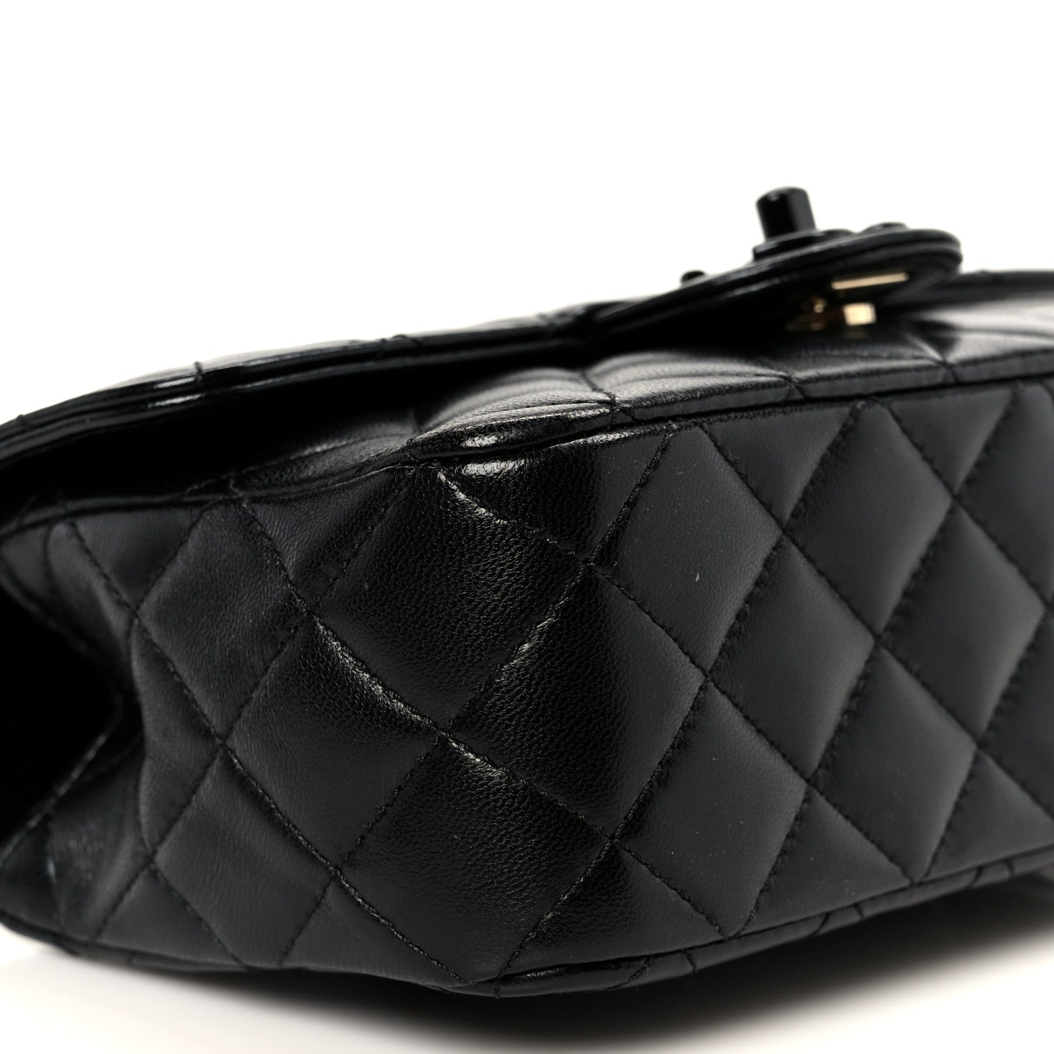 Lambskin Quilted Small Coco Pop Top Handle Flap So Black