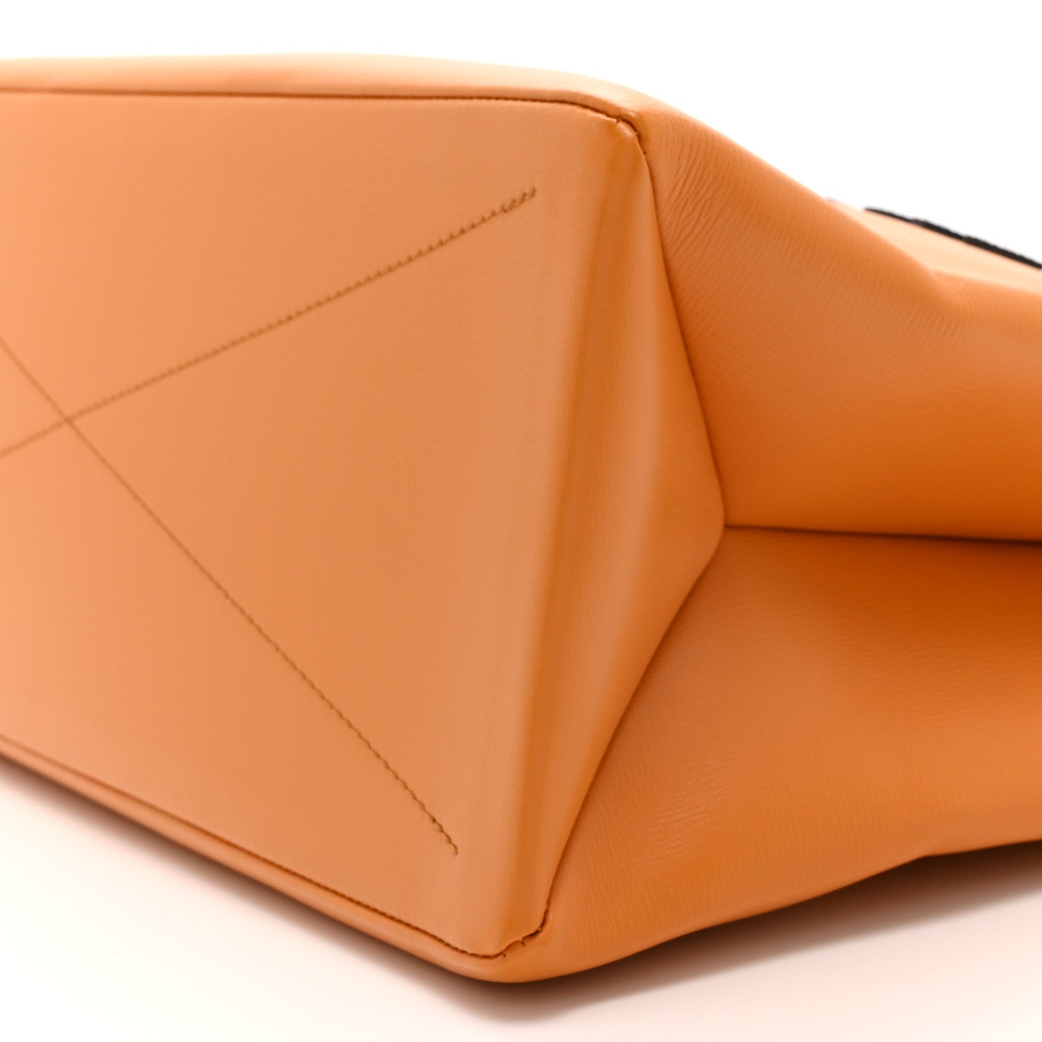 Cowhide Shopper Bag MM Safran