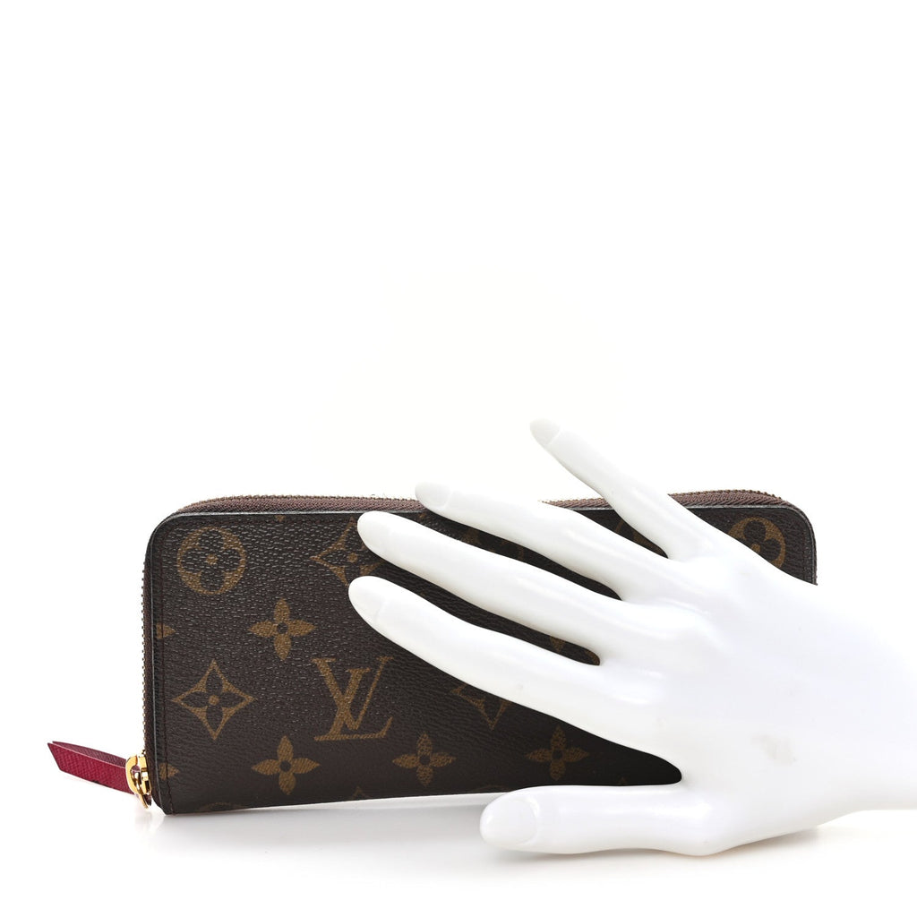 Monogram Clemence Wallet Fuchsia