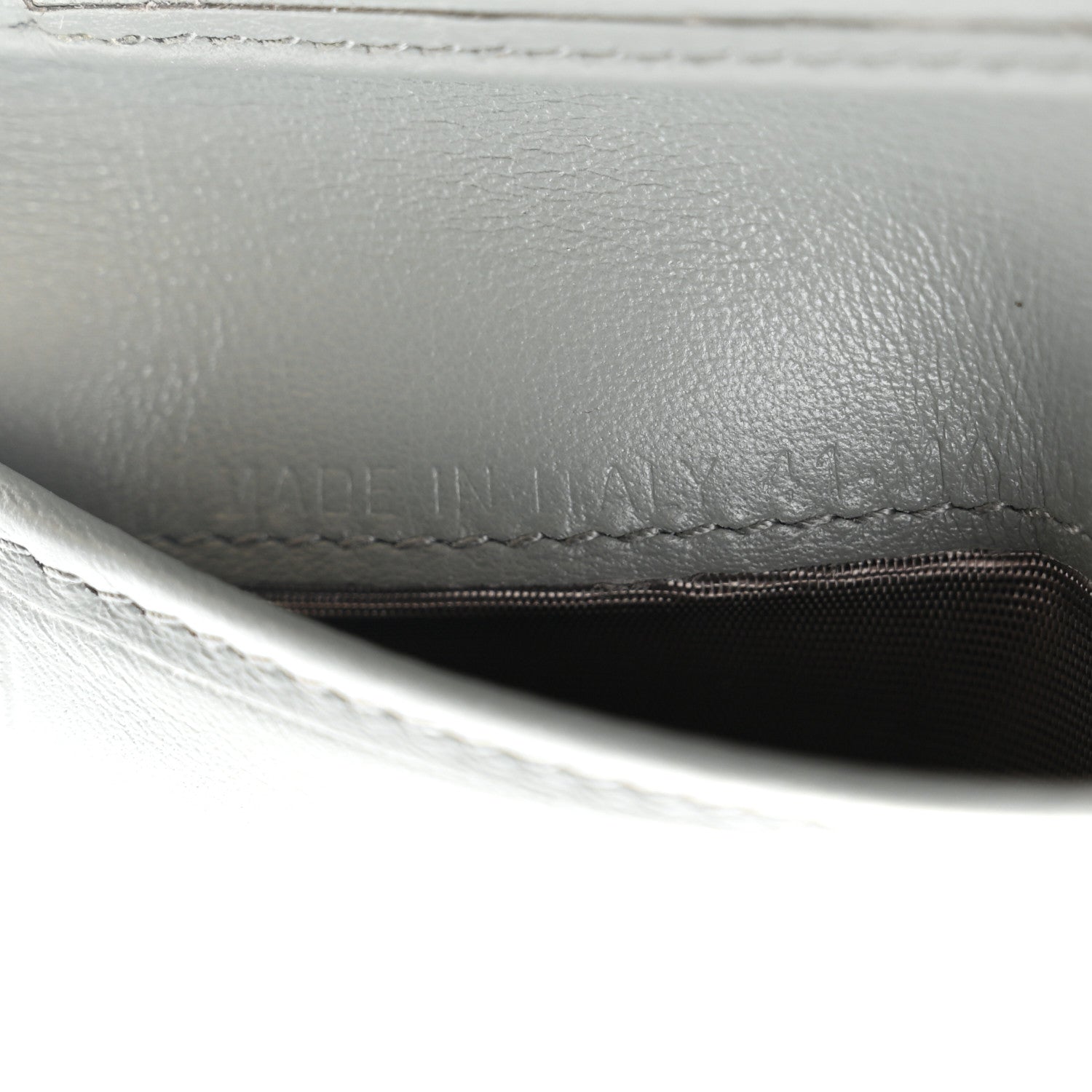 Oblique Saddle Lotus Wallet Grey