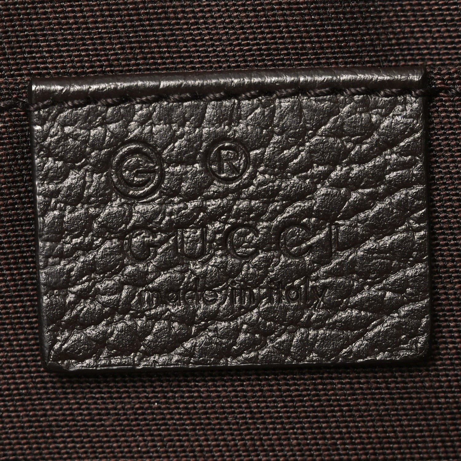 Monogram Belt Bag Dark Brown