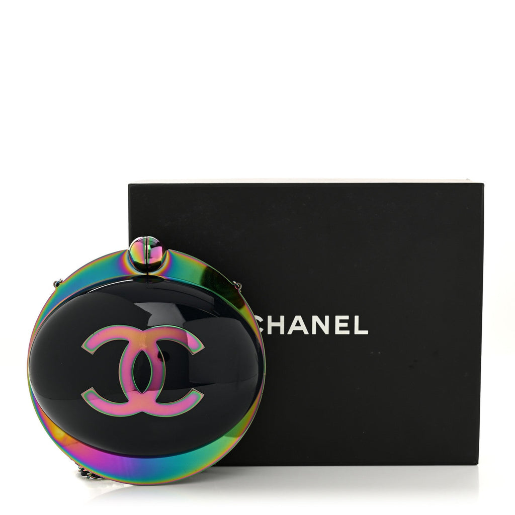 Resin CC Evening On The Moon Minaudiere Multicolor