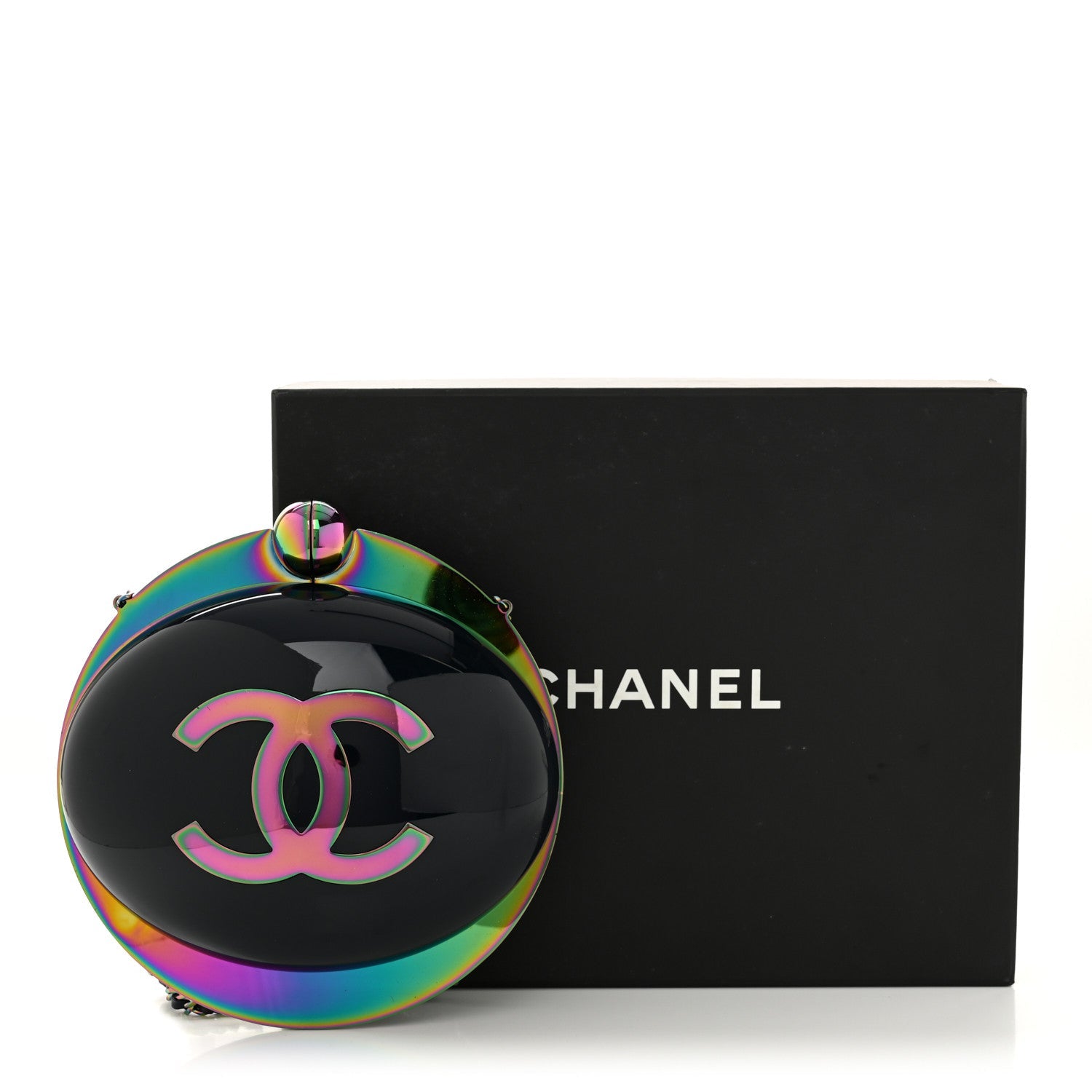 Resin CC Evening On The Moon Minaudiere Multicolor
