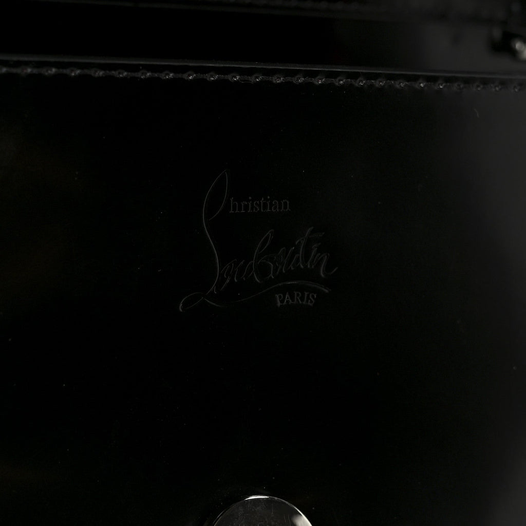 Abrasivato Calfskin Loubi54 Clutch Black Gun Metal