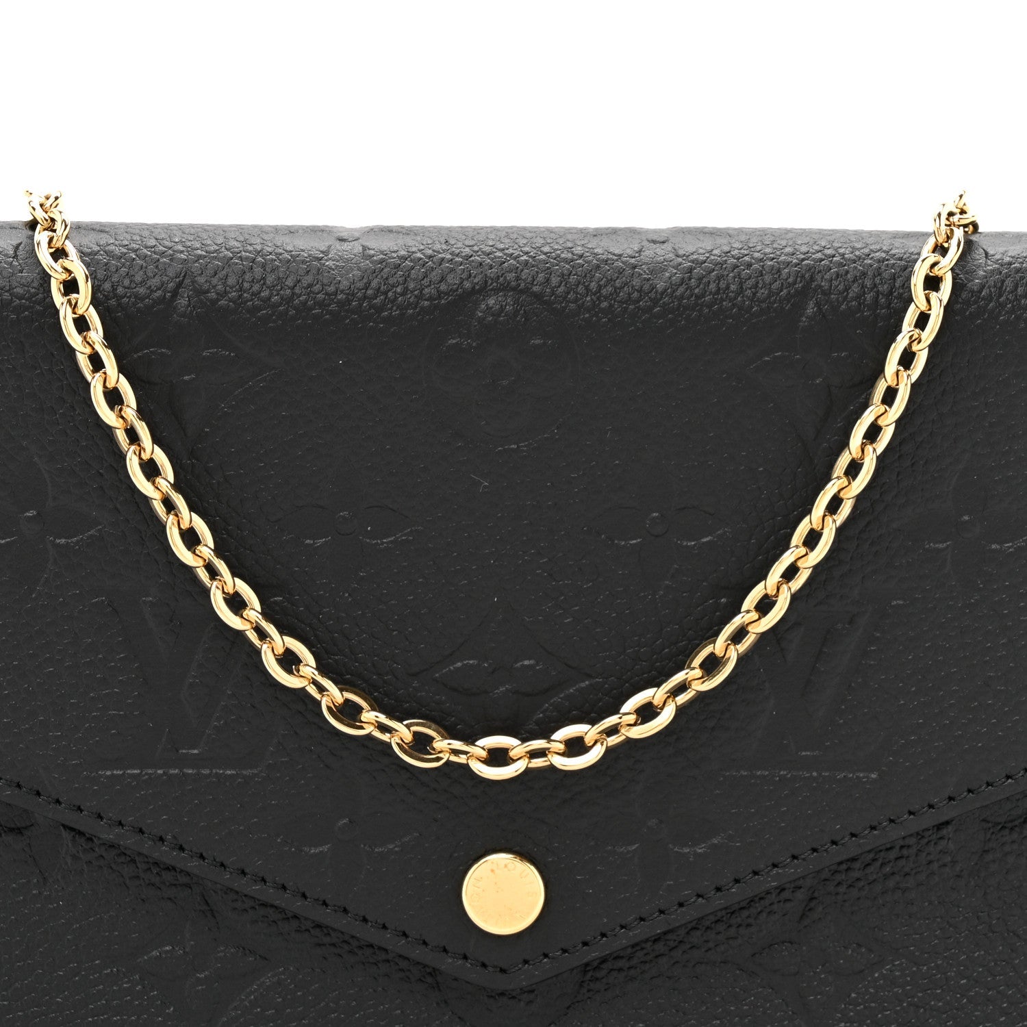 Empreinte Pochette Felicie Chain Wallet Black