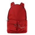 Canvas Quote Backpack Red White