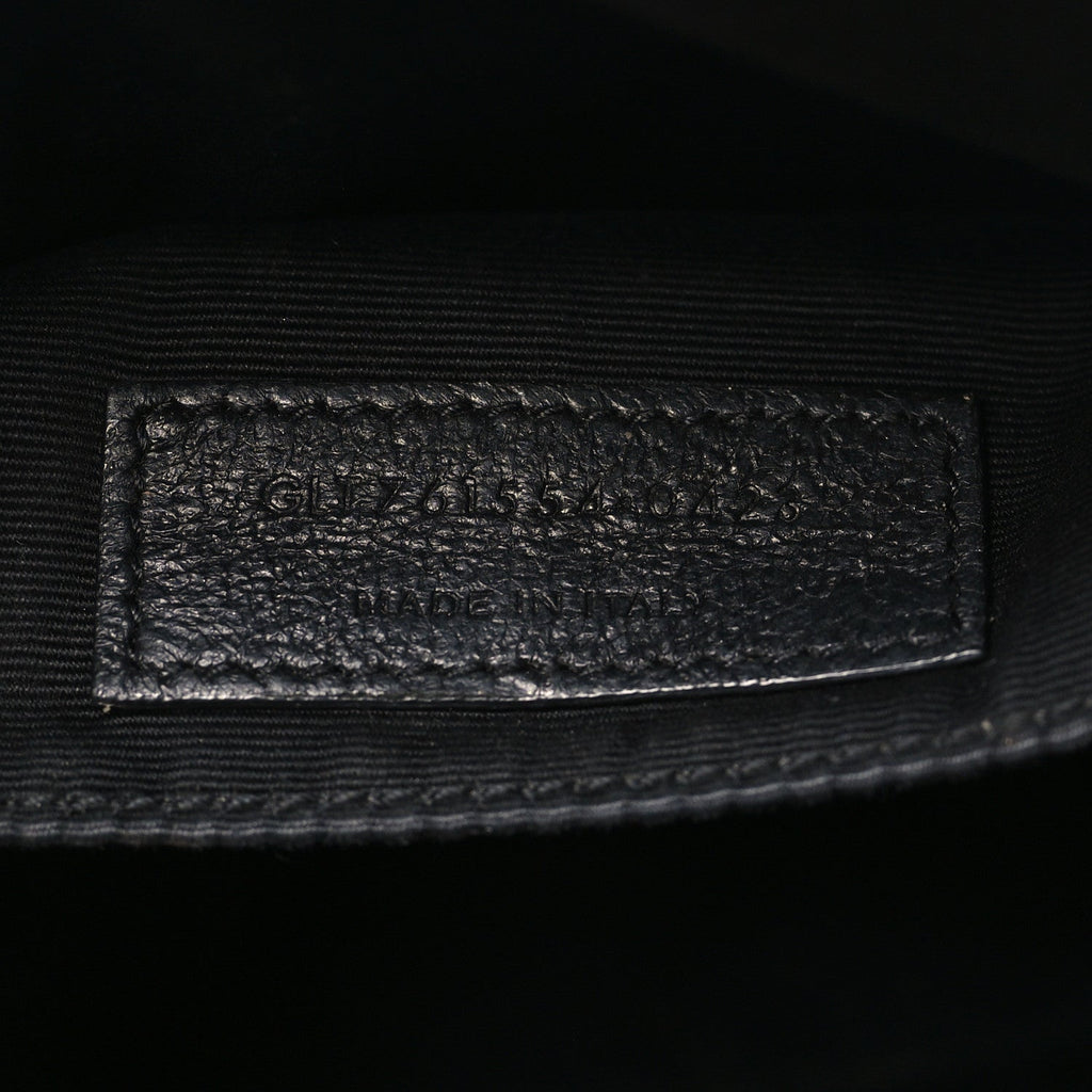 Calfskin Matelasse Monogram Monochrome Lou Camera Bag Black