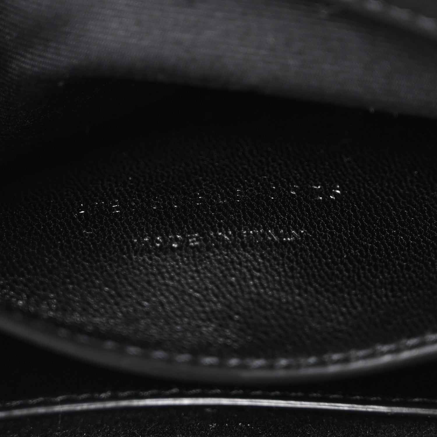 Lambskin Chevron Quilted Mini LouLou Black