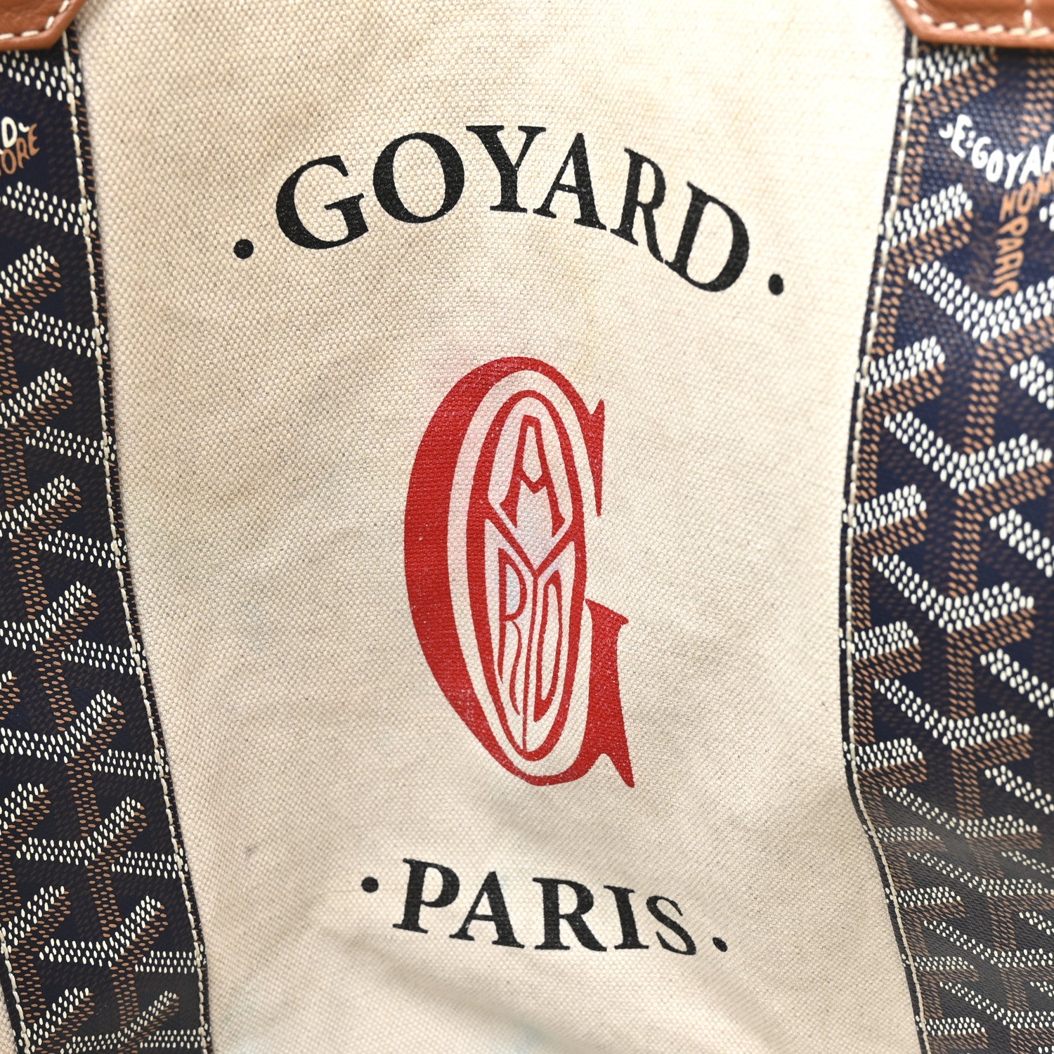 Goyardine Reversible Belharra Navy Gold
