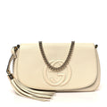 Cellarius Calfskin Medium Soho Flap Crossbody Ivoire