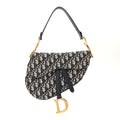 Oblique Saddle Bag Blue