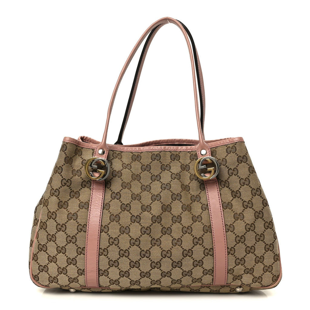 Monogram Medium Twins Tote Pink