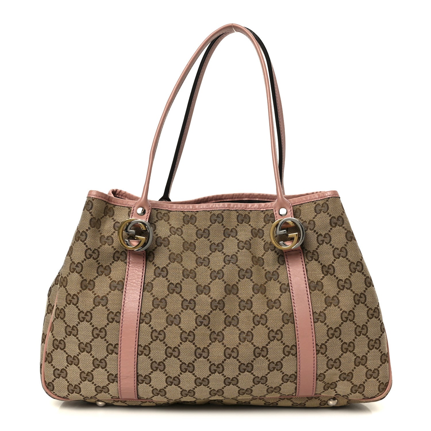 Monogram Medium Twins Tote Pink