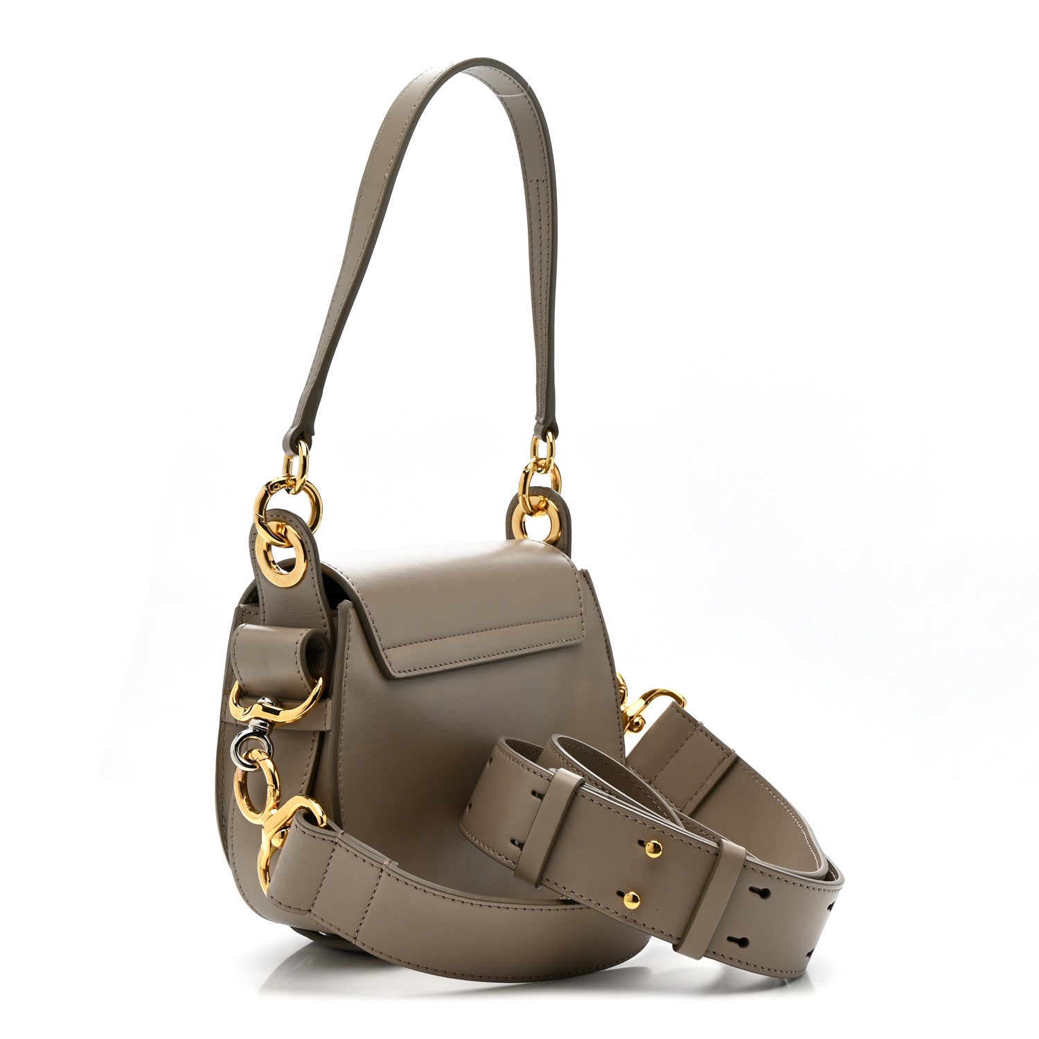 Calfskin Small Tess Bag Motty Grey