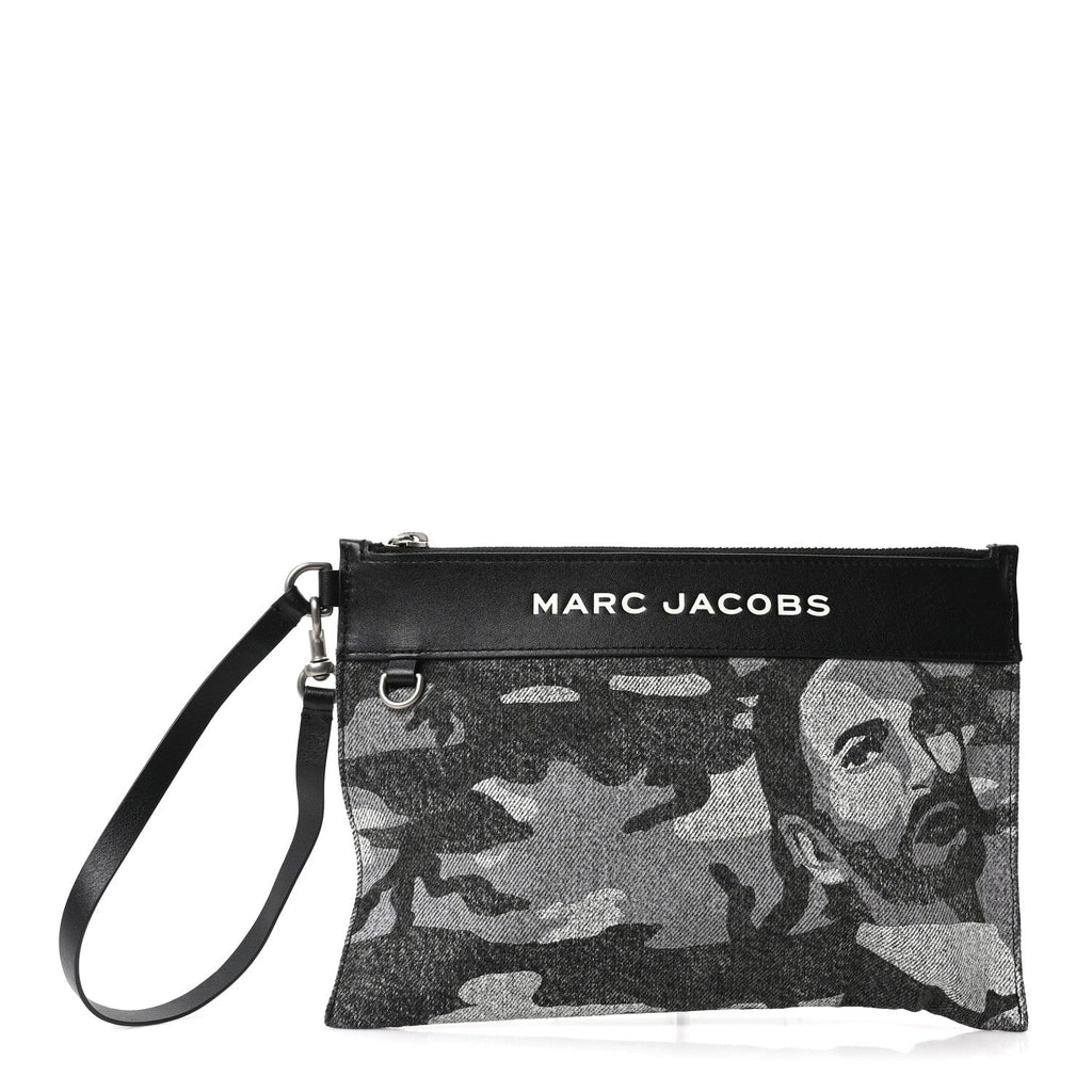 Denim Camo XL The Sack Flat Pouch Grey