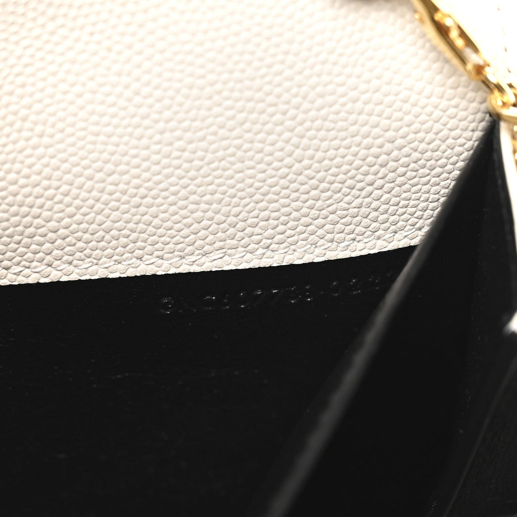 Grain De Poudre Monogram Uptown Chain Wallet Crema Soft
