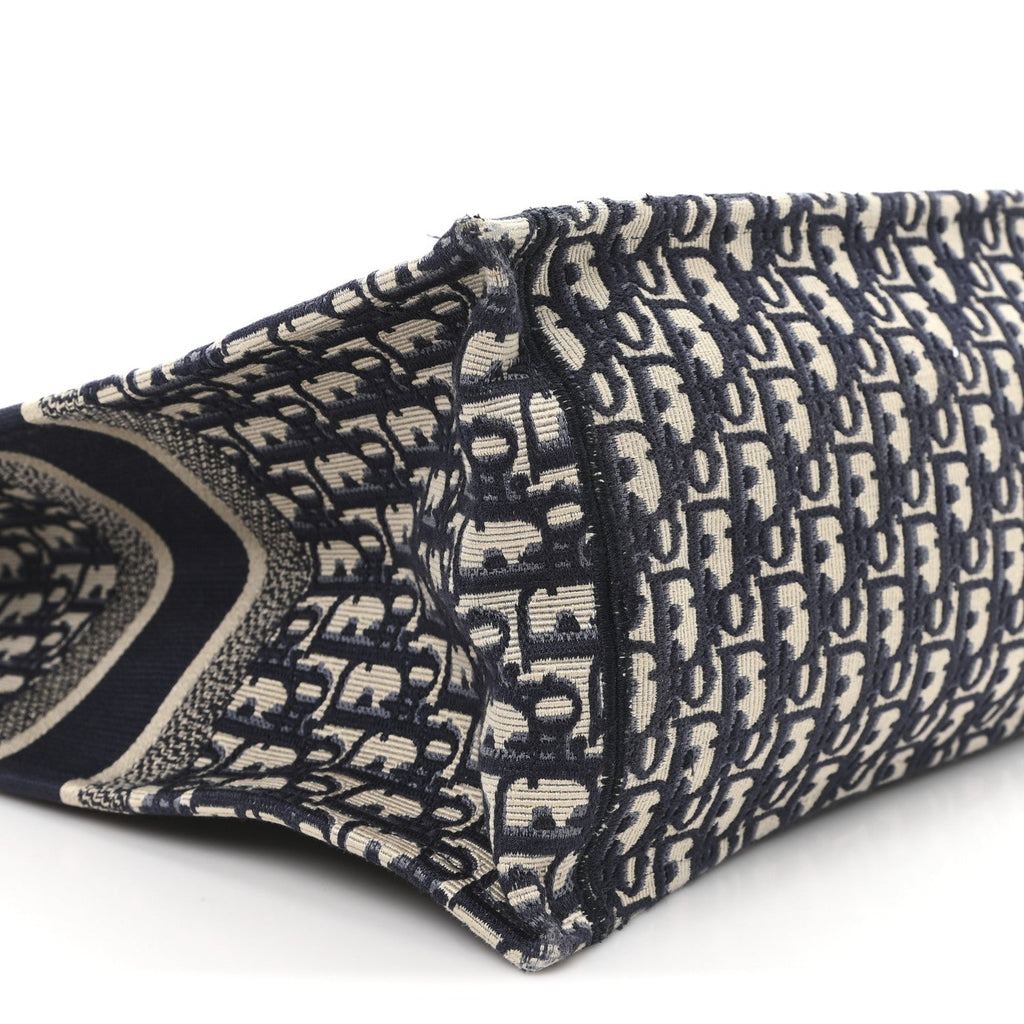Oblique Large Book Tote Blue Multicolor