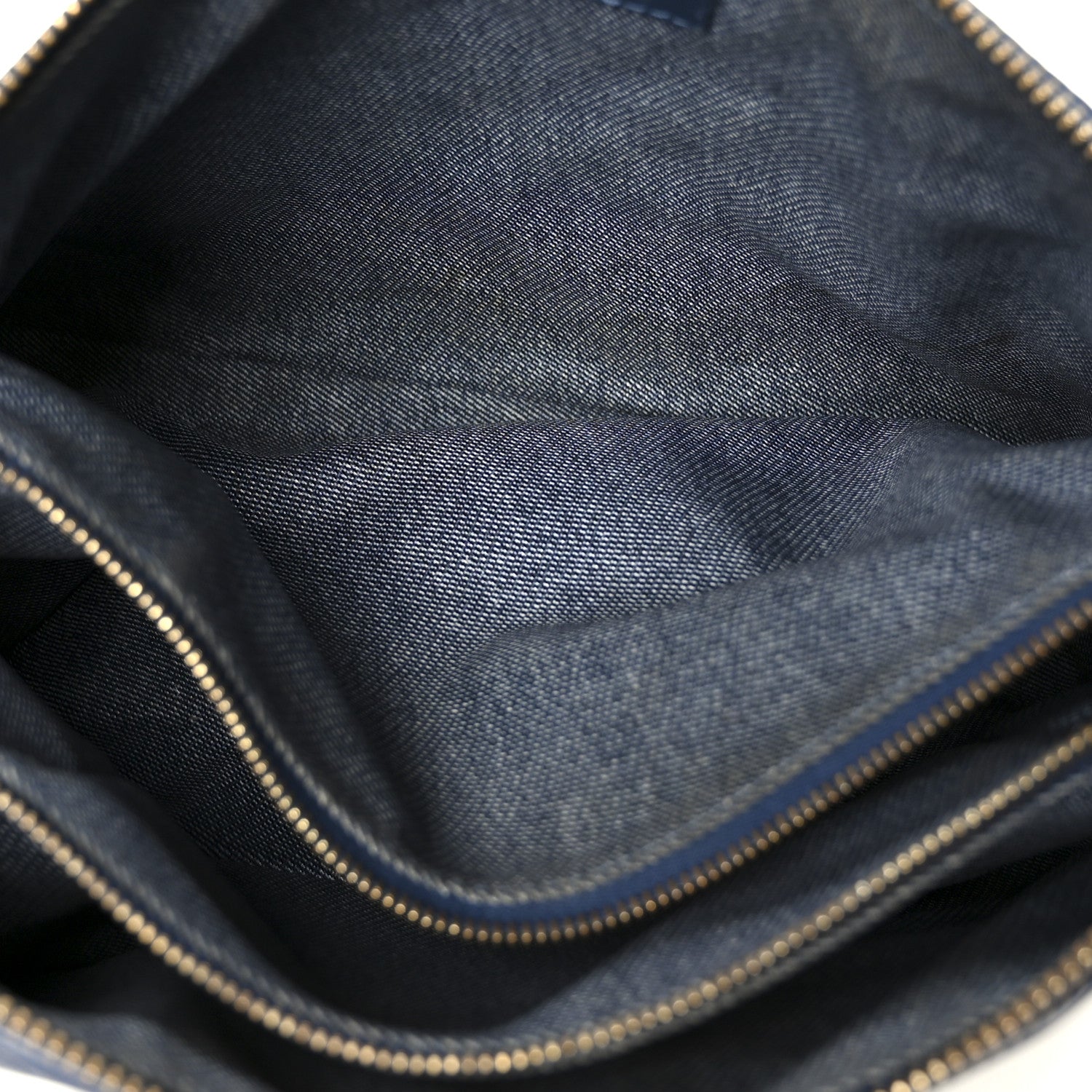 Lambskin Embossed Monogram Coussin PM Denim Blue