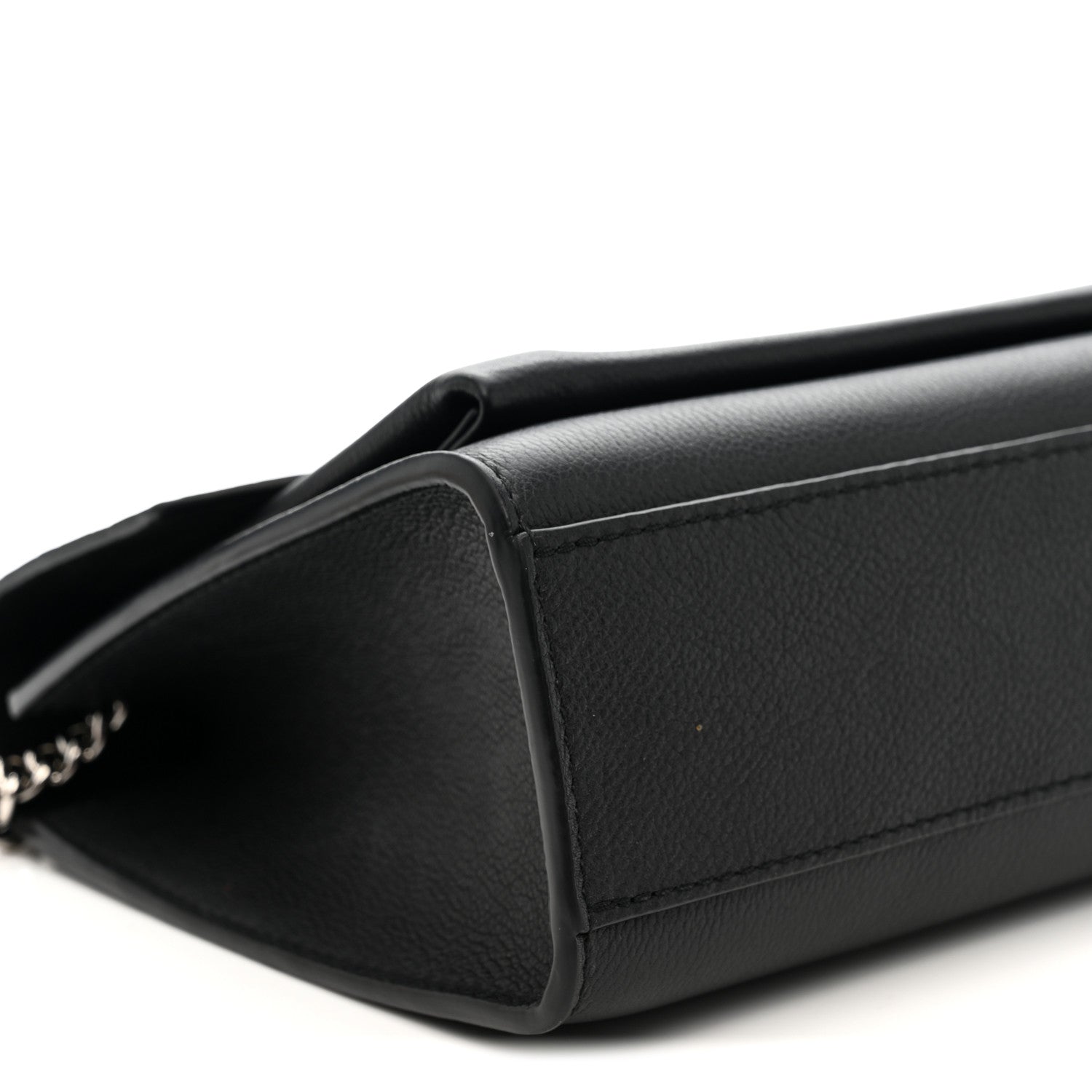 Soft Calfskin Mylockme Chain Bag BB Black