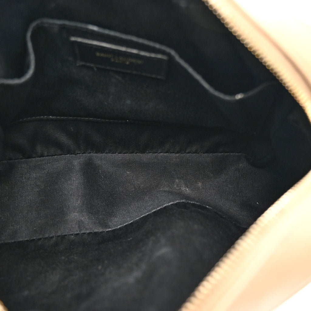 Calfskin Matelasse Monogram Lou Camera Bag Dark Beige