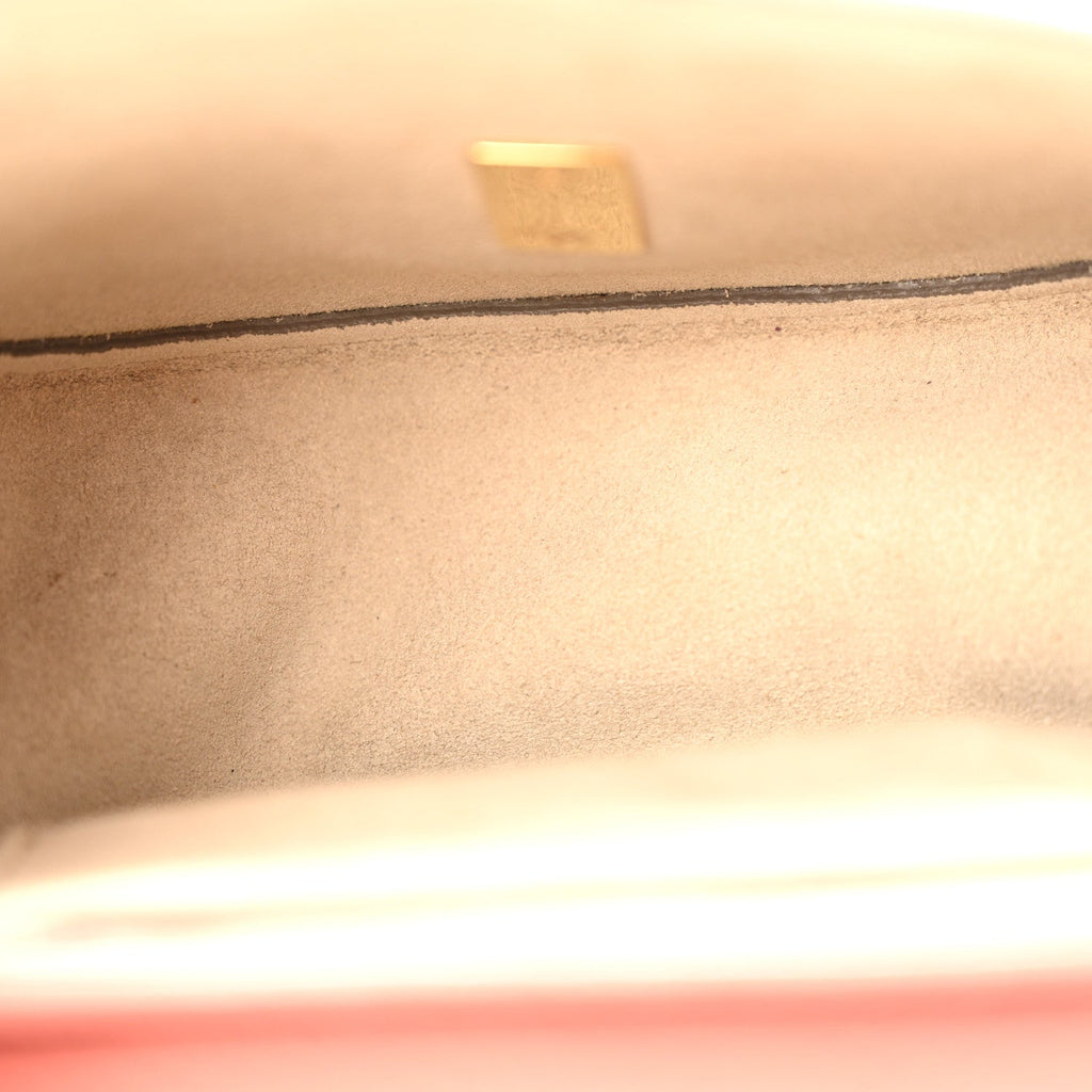 Grained Lambskin Nano Drew Shoulder Bag Misty Rose
