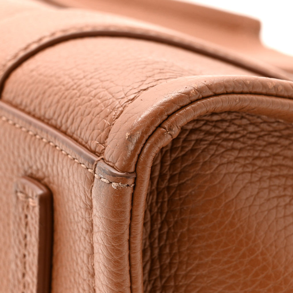 Grained Calfskin Medium The Tote Bag Argan Oil