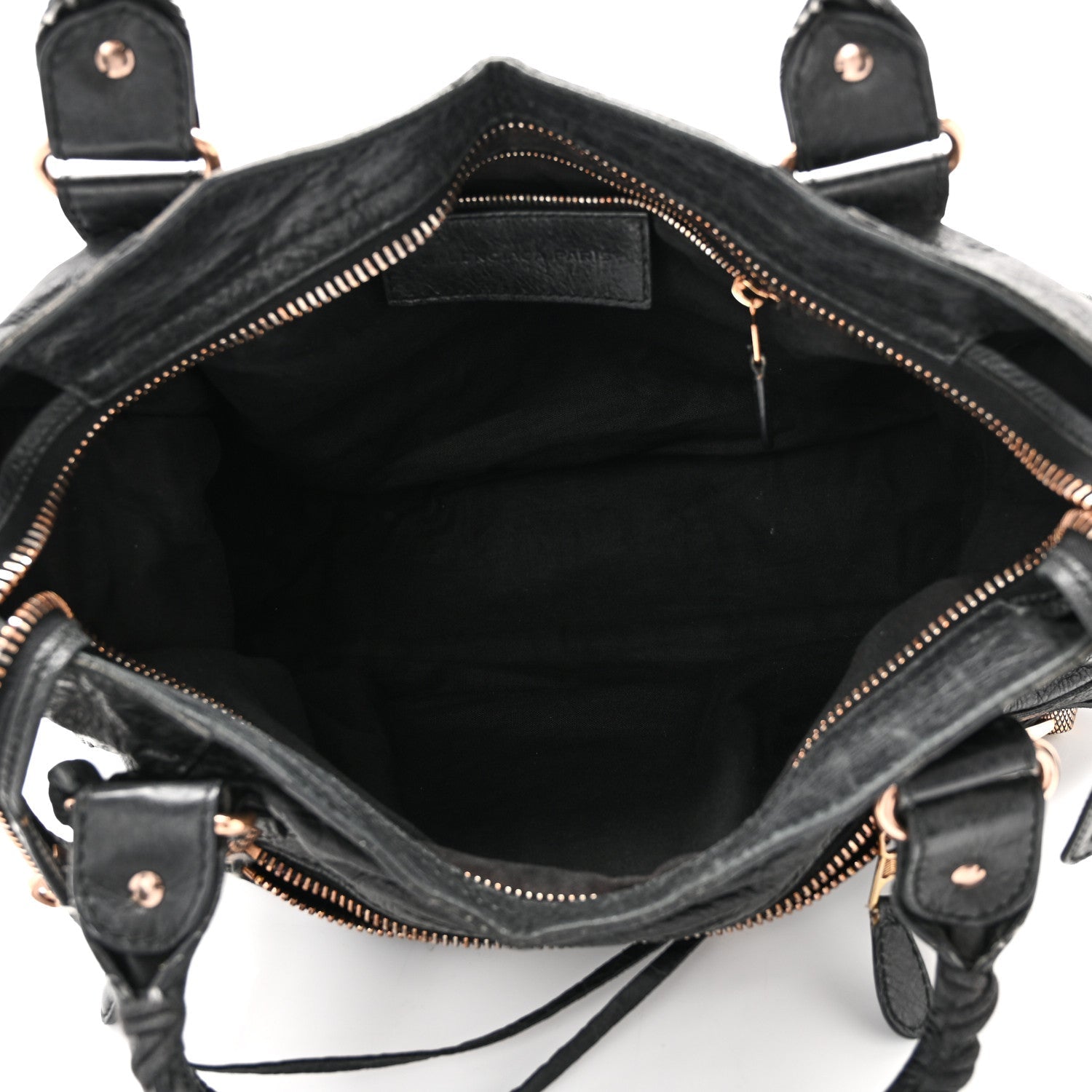 Agneau Giant 21 Rose Gold Hardware City Black