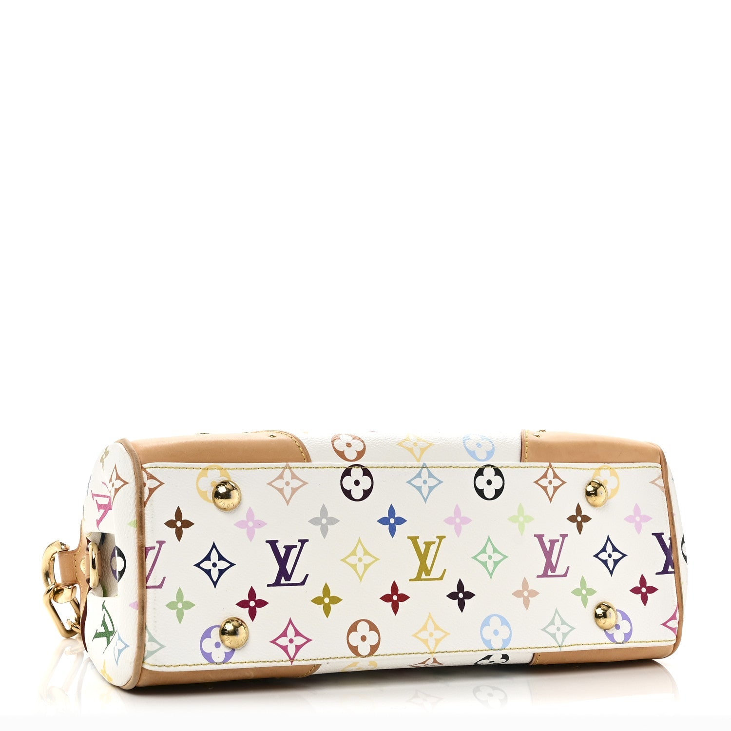 Monogram Multicolor Beverly MM White