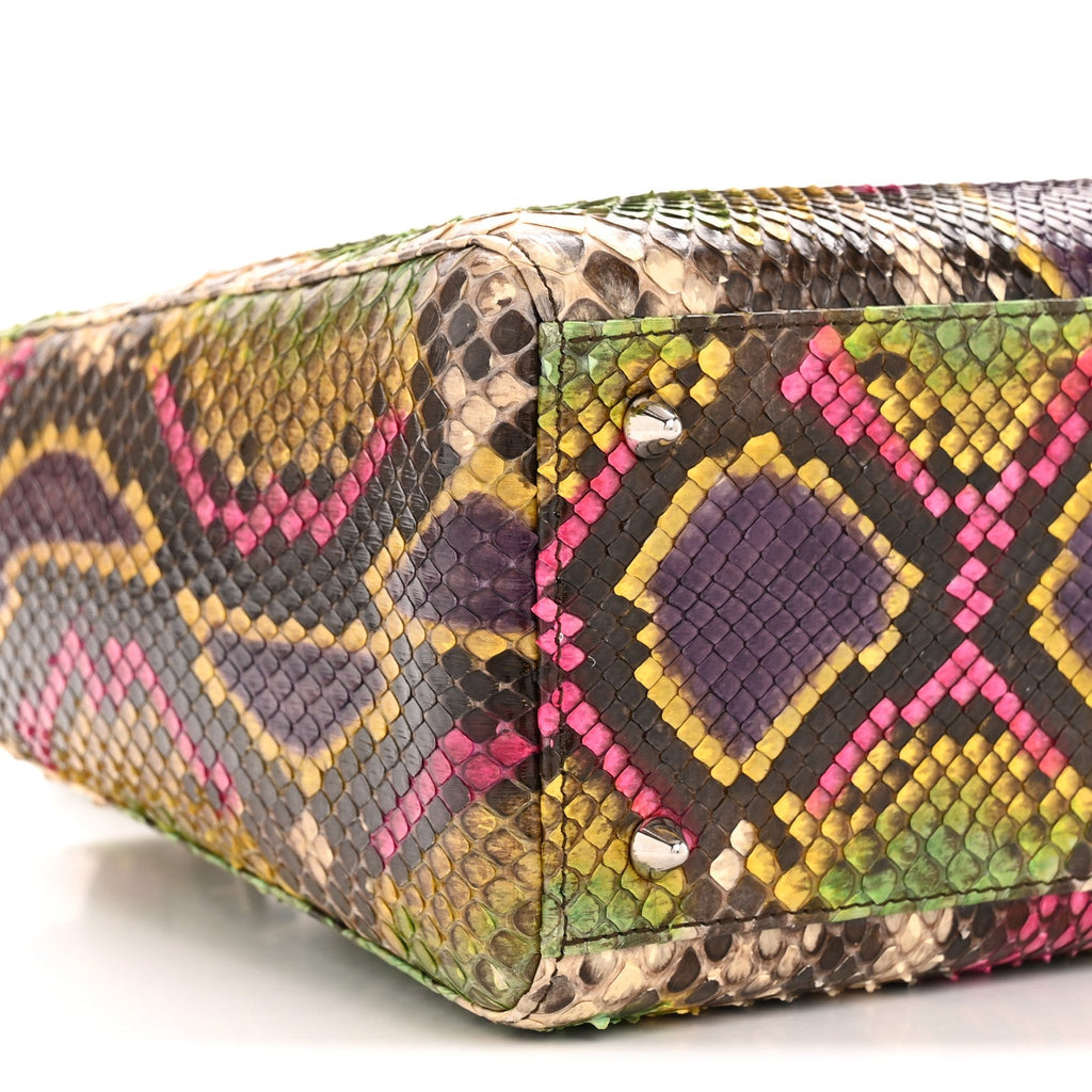 Snakeskin Medium Lady Dior Multicolor