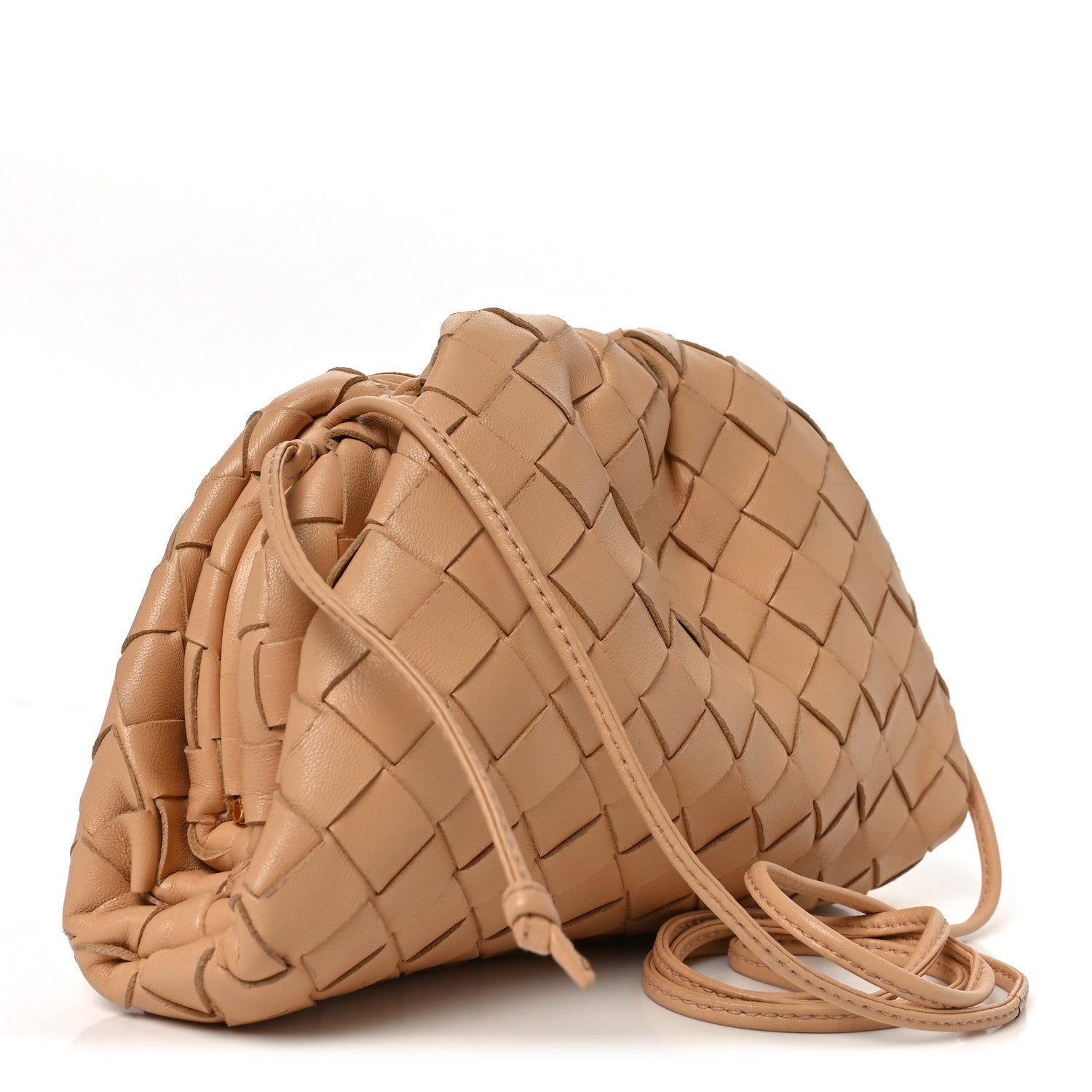 Nappa Intrecciato The Mini Pouch Almond