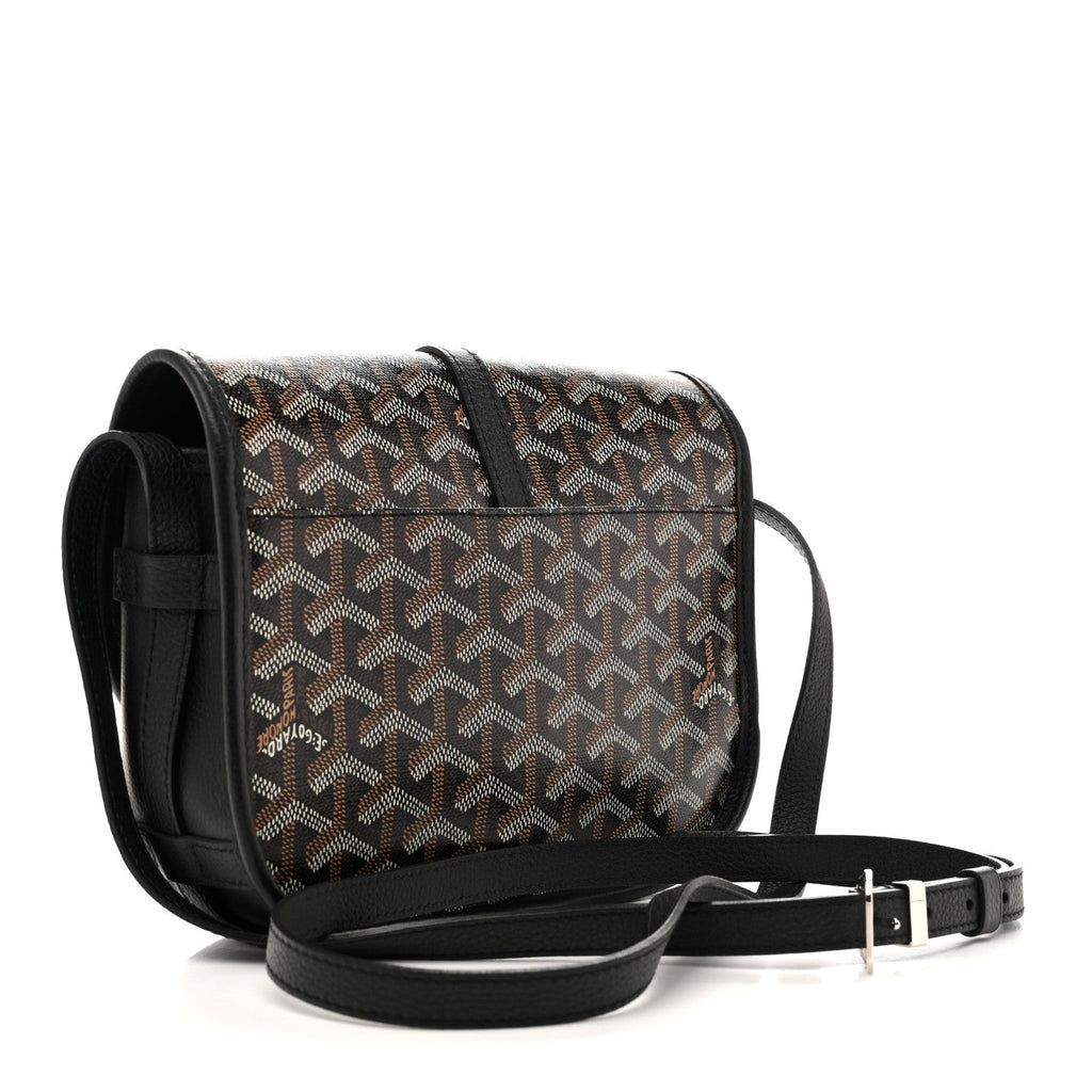 Goyardine Belvedere II PM Messenger Bag Black