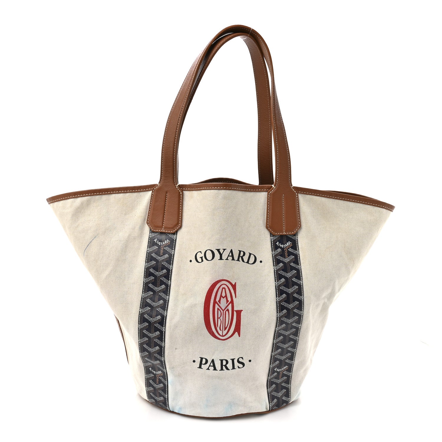 Goyardine Reversible Belharra Navy Gold