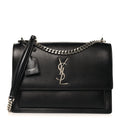 Calfskin Large Monogram Sunset Black