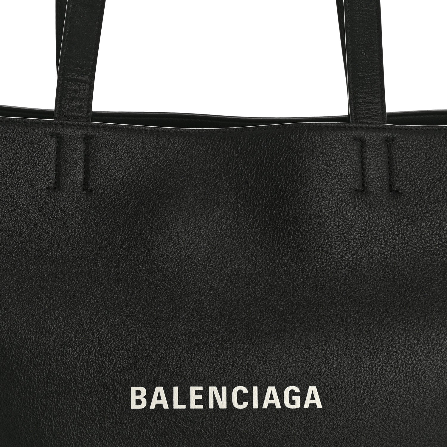 Smooth Calfskin Everyday East West Tote Bag Black