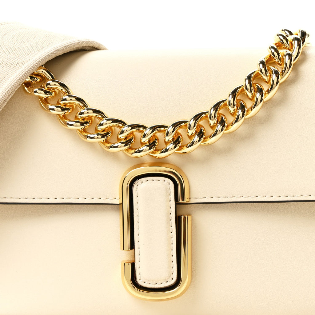 Calfskin The J Marc Shoulder Bag Cloud White
