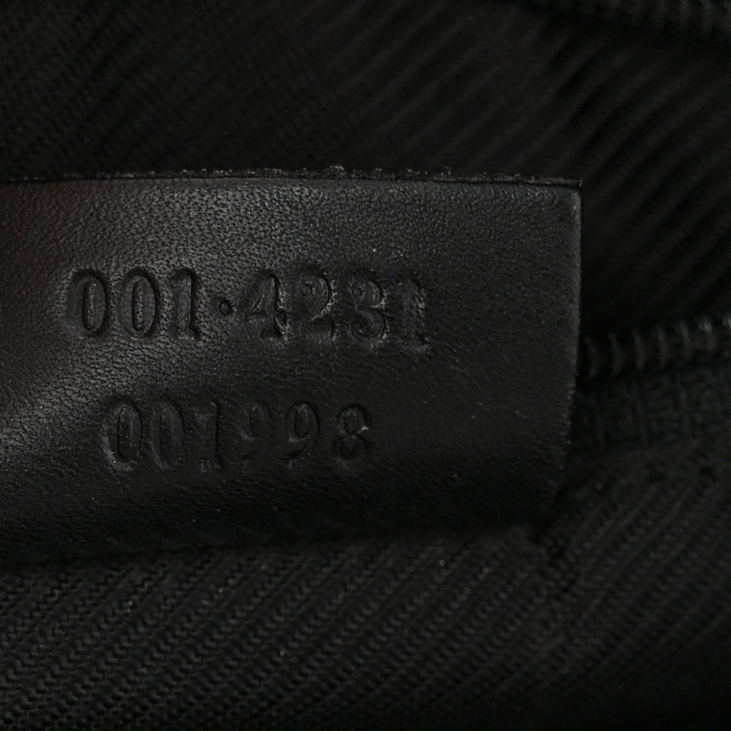 GG Monogram Shoulder Bag Black
