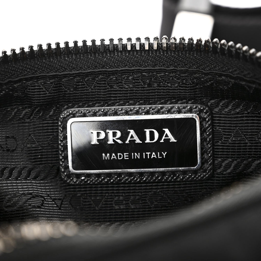 Re-Nylon Saffiano Belt Bag Black