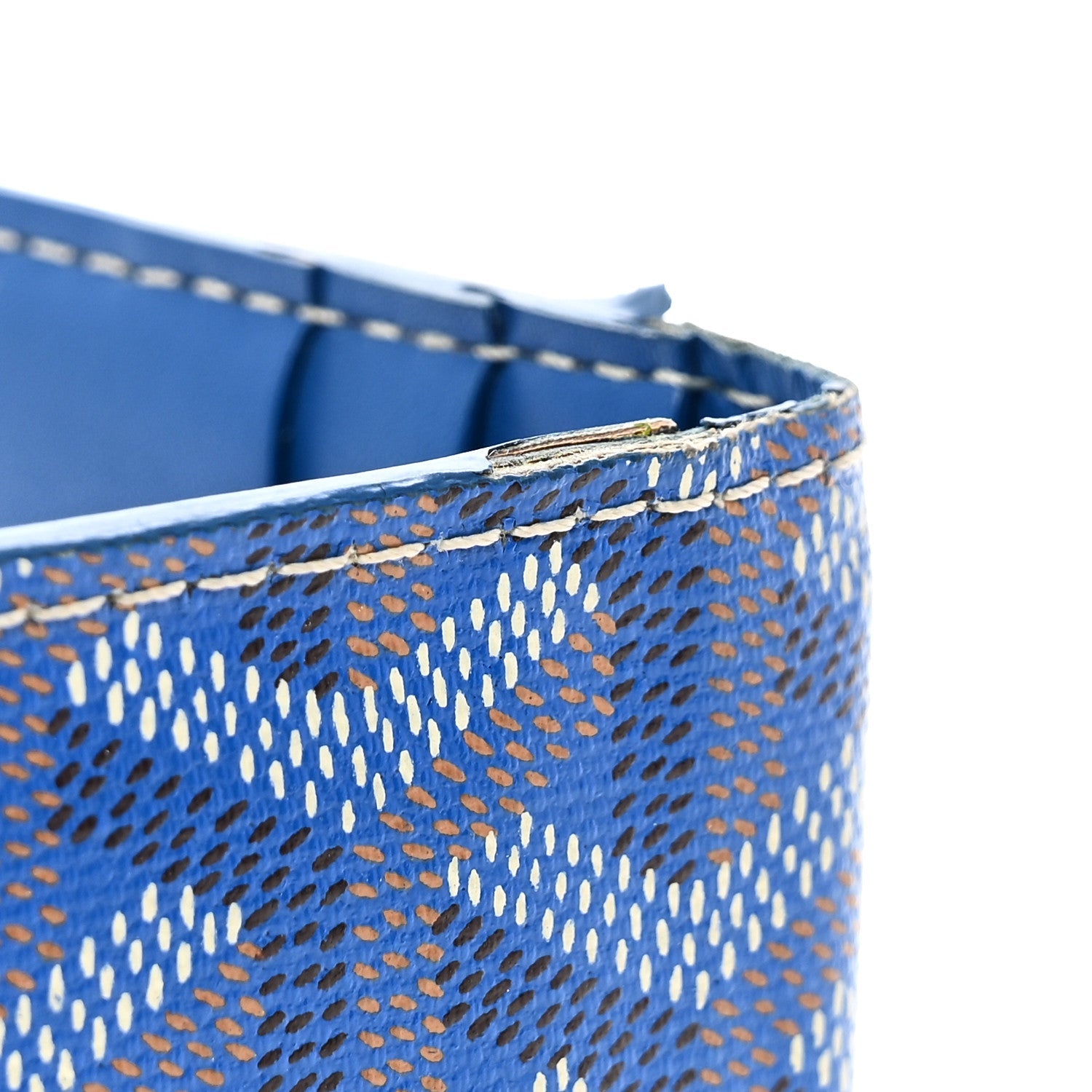 Goyardine Saint Marc Folding  Case Sky Blue