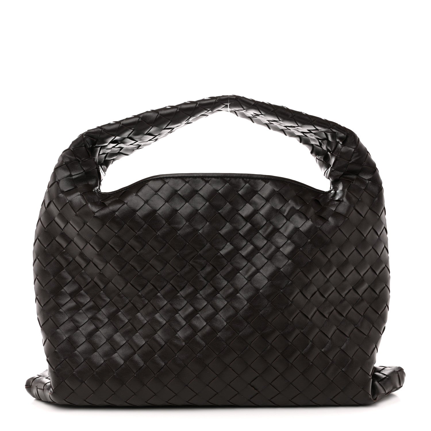 Calfskin Intrecciato Small Hop Fondant