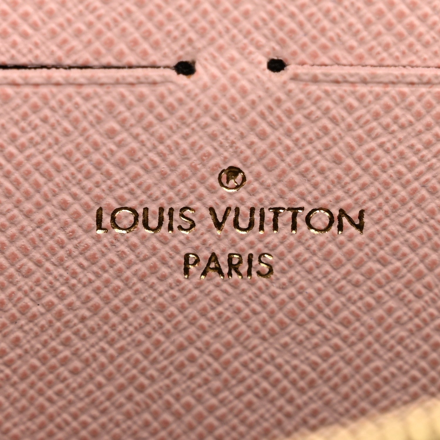 Monogram Clemence Wallet Rose Ballerine